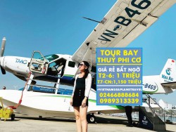 Tour Thuỷ Phi Cơ Hạ Long 25 phút  giá siêu rẻ 1,150,000 đồng | Bay Thứ 7 & Chủ Nhật