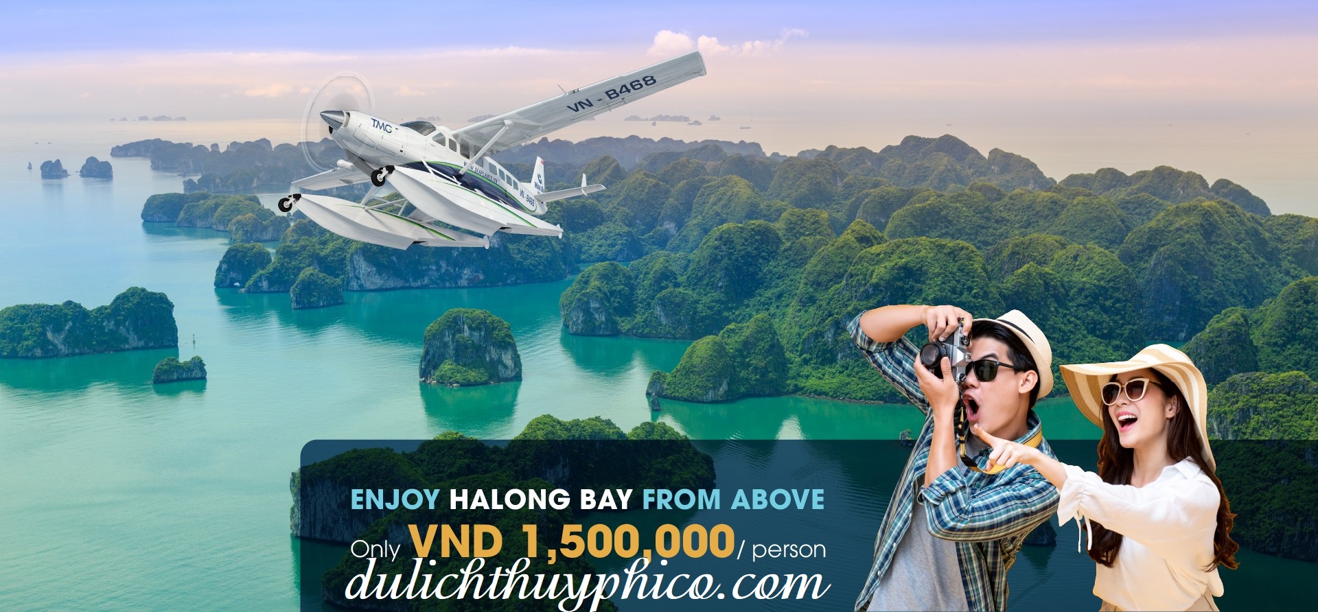 Tour Thủy Phi Cơ ngắm cảnh Hạ Long hàng tuần